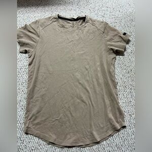 Men's Casual Tan T-Shirt alphalete t-shirt size small